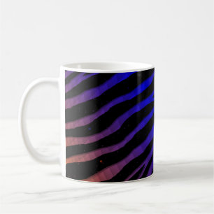 Mug Ripped SpaceTime Stripes - orange/bleu