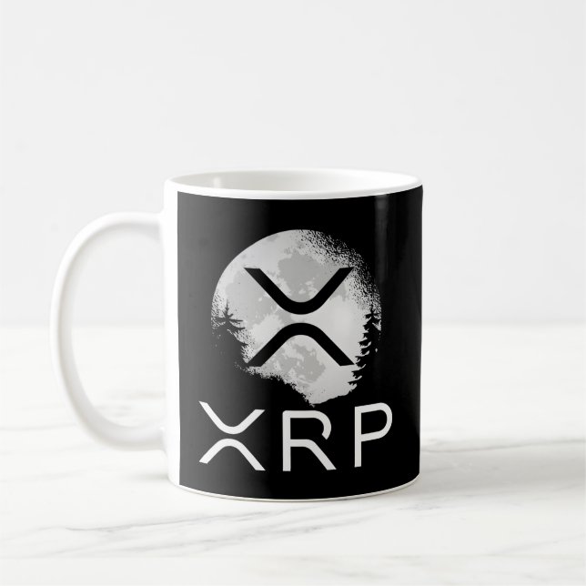 Mug Ripple Coin Xrp livre Lune Cryptodevise Bull Ma (Gauche)