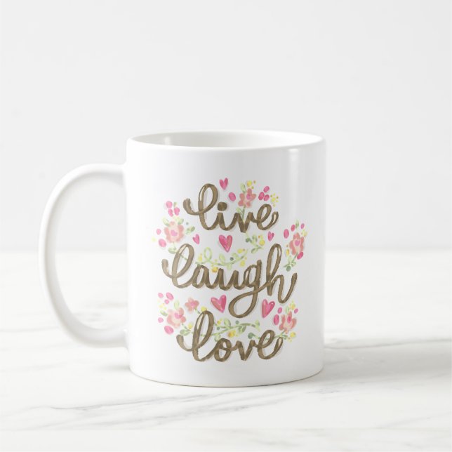 Mug rire vivant amour (Gauche)