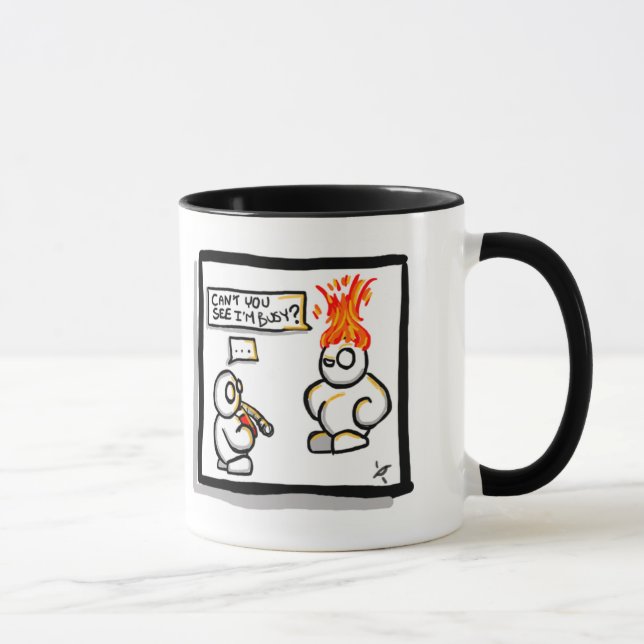 Mug Rires de matin - homme du feu (Droite)