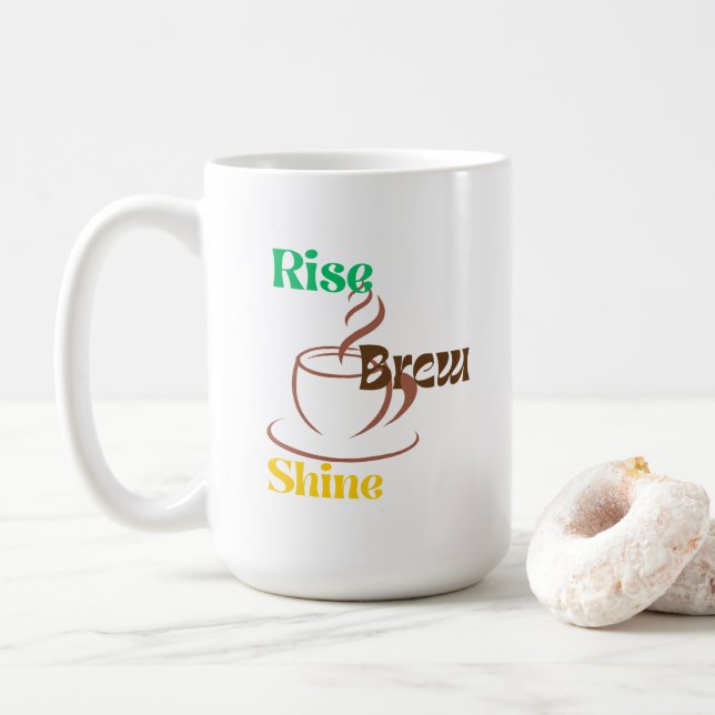 Mug Rise Brew Shine 15 oz Classic (Avec donut)