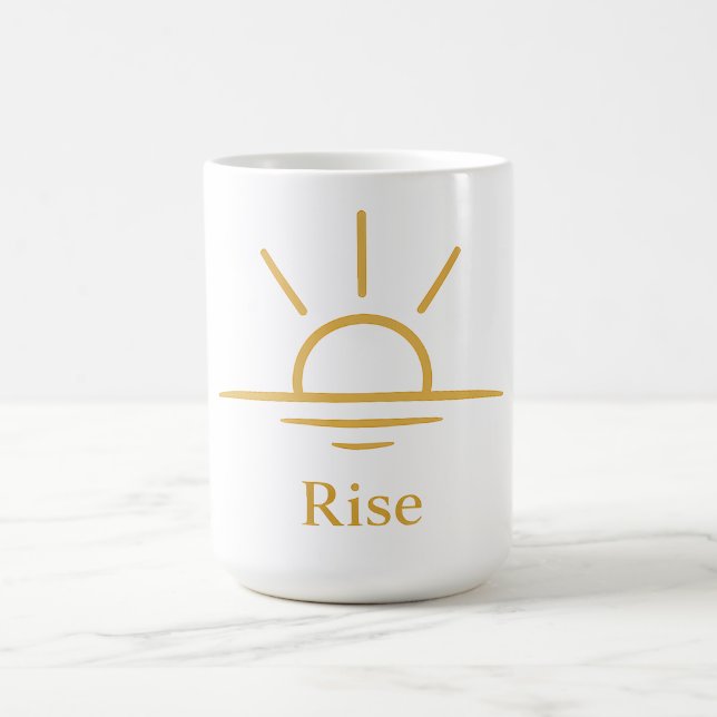 Mug Rise — Minimalist Sunrise (Centre)