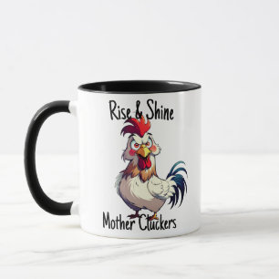 Mug Rise & Shine Mother Cluckers Rooster Matin Call