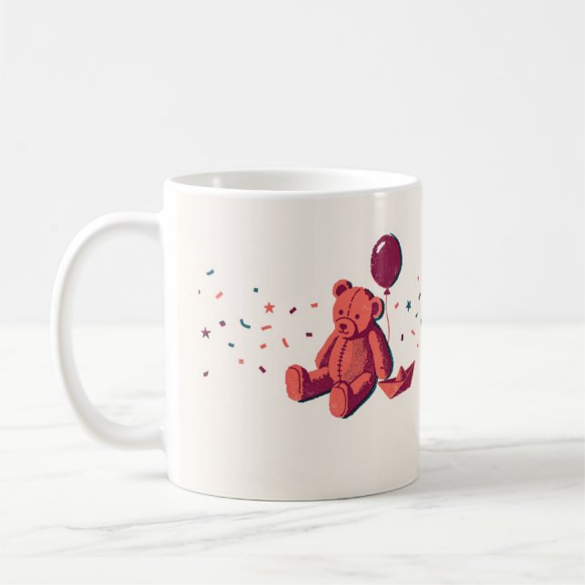 Mug risographe Teddy Bear Balloon (Gauche)