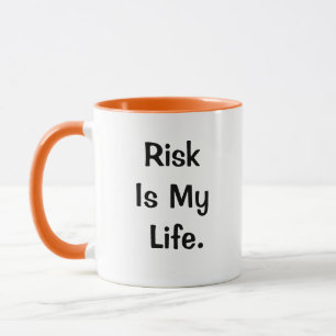 Mug Risque pour ma vie Devis amusant Gestionnaire de g