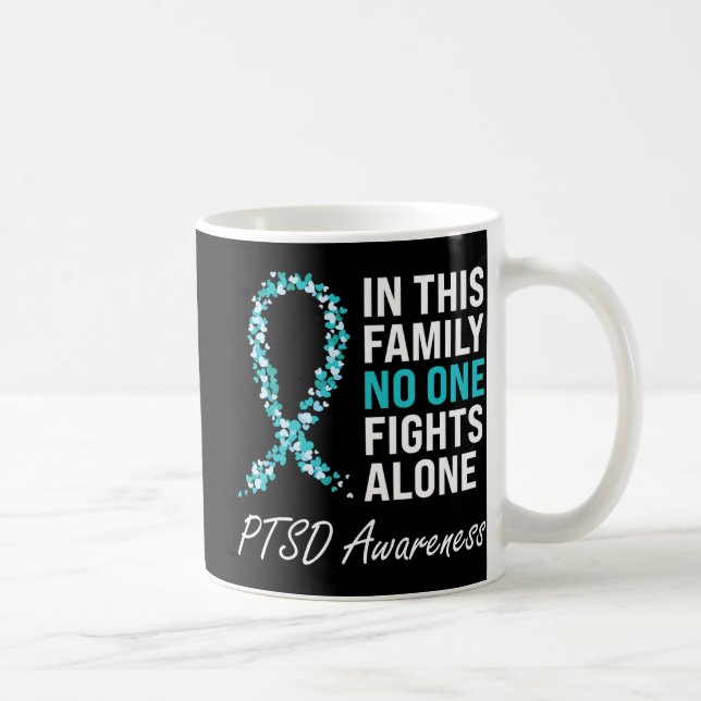 Mug Risque Turquoise de sensibilisation au SSPT (Droite)