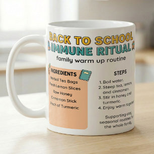 Mug Rituel de réchauffement du thé pour la rentrée sco