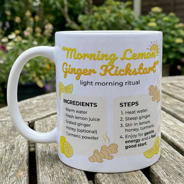 Mug Rituel de thé à l'infusion chaude au citron et au  (Créateur téléchargé)