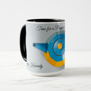 Mug Rituel de Thé Moderne Pause Assise Correcte Person