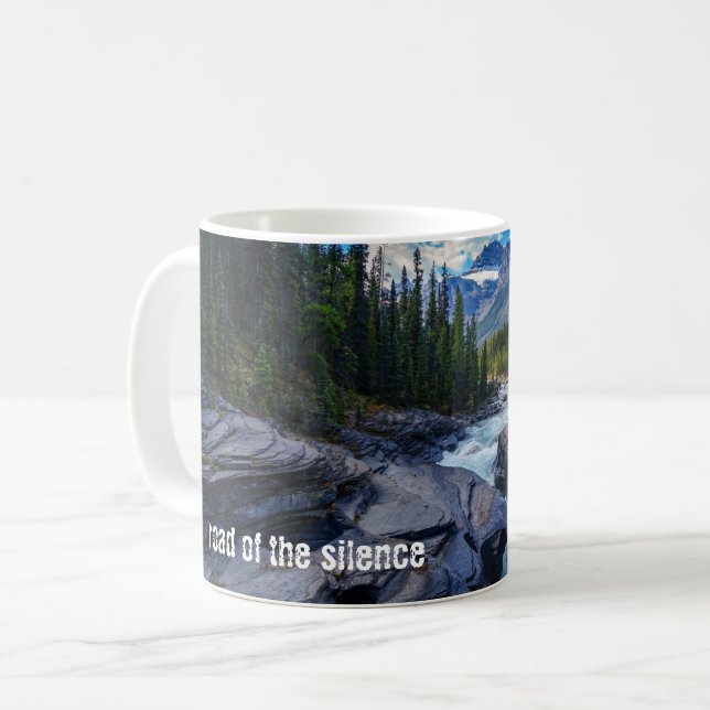 Mug Rivière - Forêt verte - Roche - Mix de devis (Devant gauche)