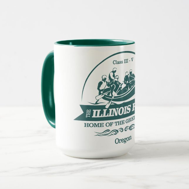 Mug Rivière Illinois (rafting 2) (Devant gauche)