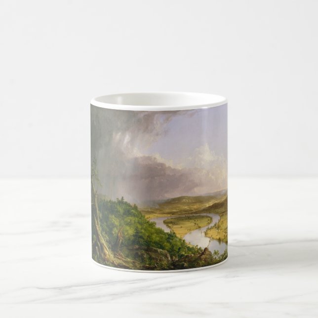 Mug Rivière Oxbow Vue du Mont Holyoke, Massachusetts (Centre)