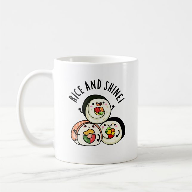 Mug Riz Et Brillant Sushi Roll Pun (Gauche)