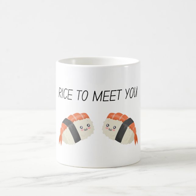Mug Riz Pour Vous Rencontrer Kawaii Sushi (Centre)