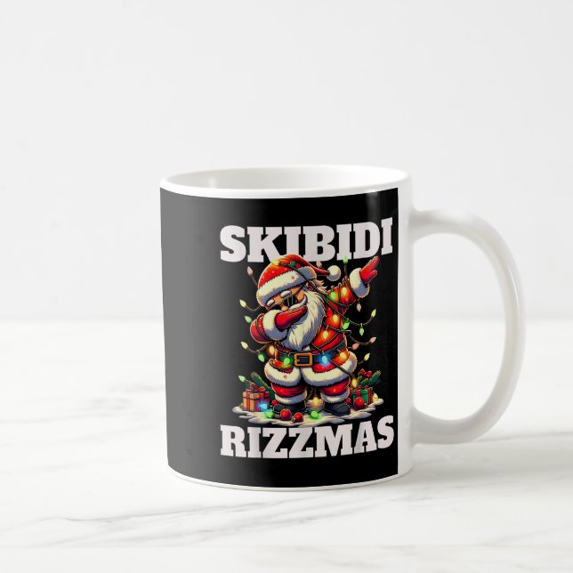 Mug Rizz Christmas Santa Funny Xmas Gen Alpha Skibidi  (Droite)