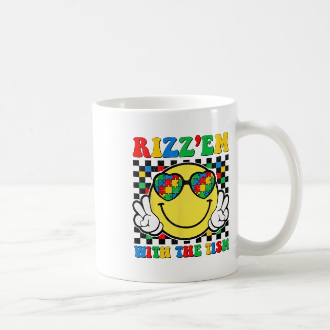 Mug Rizz Em Avec Tism Funny Sensibilisations sur l'aut (Droite)