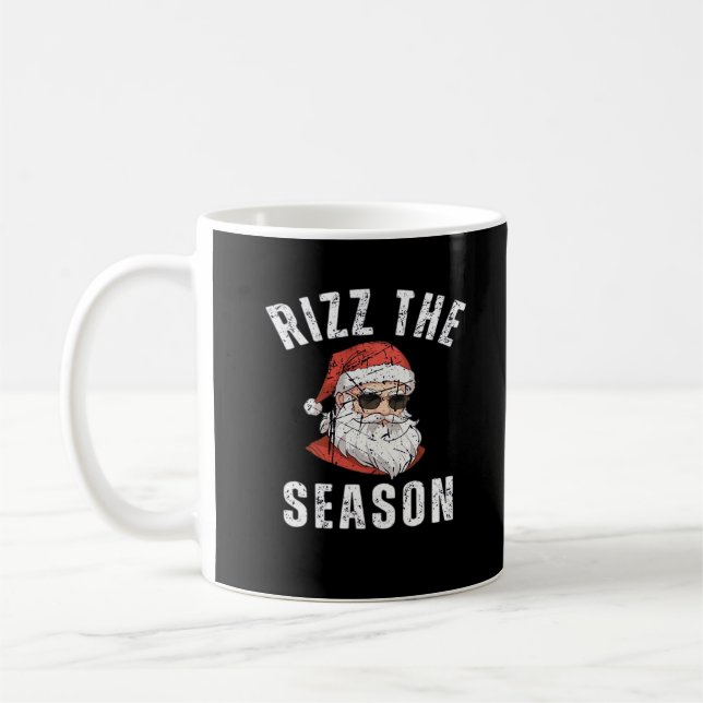 Mug Rizz La Saison Drôle Père Noël Merry Rizzmas Rizzl (Gauche)