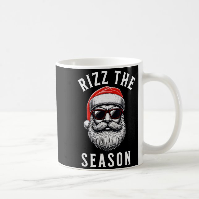 Mug Rizz The Season Silly Christmas Funny Santa Men Te (Droite)