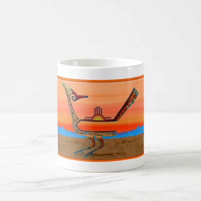 Mug Roadrunner au coucher du soleil (Centre)