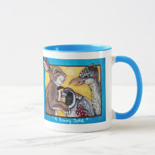 Mug Roadrunner de Quail de Rabbit animal humoristique