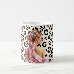 Mug Robe Chemisier Rose Femme Blonde 