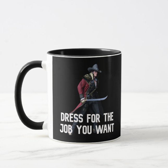 Mug Robe pour le travail que vous voulez : mercenaire (Gauche)