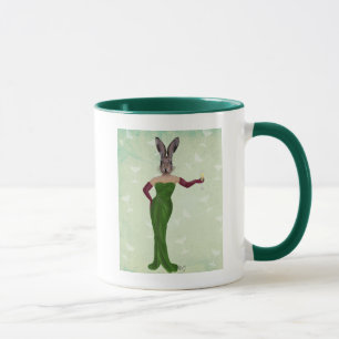 Mug Robe verte 2 lapin