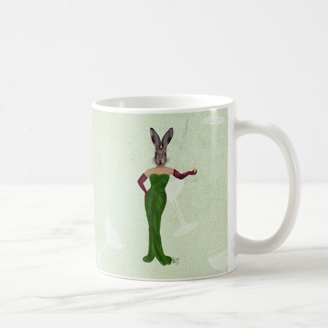 Mug Robe verte de lapin 3 (Droite)