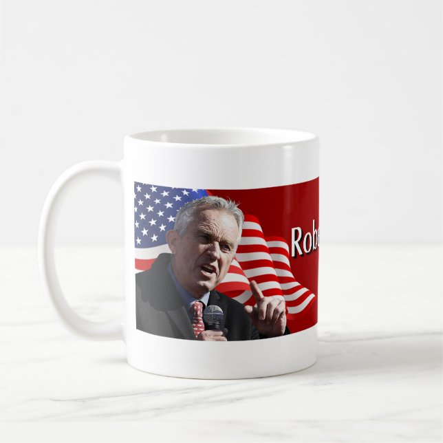 Mug Robert F Kennedy Jr pour Président 2024 (Gauche)