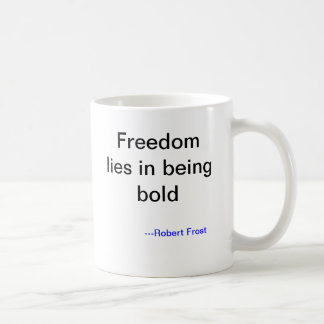 Mug Robert Frost Risque de prendre de la Musique