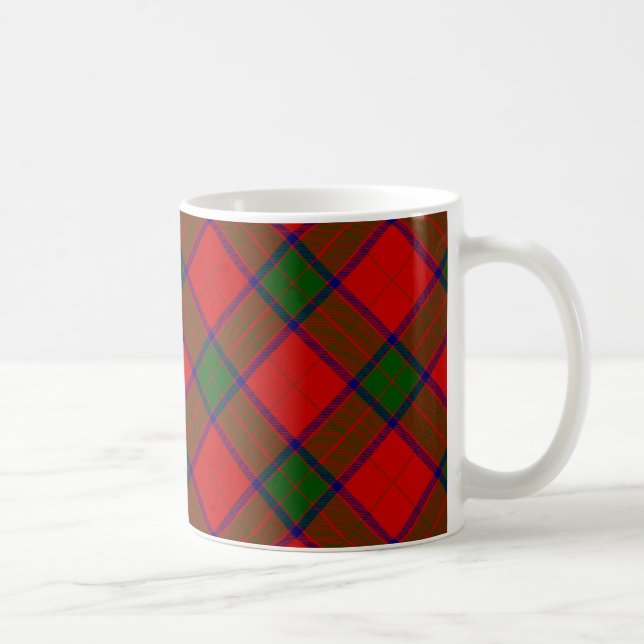 Mug Robertson tartson rouge vert plaid (Droite)