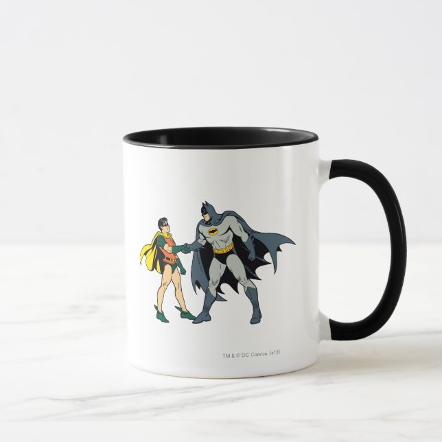 Mug Robin Et Batman Handshake (Droite)