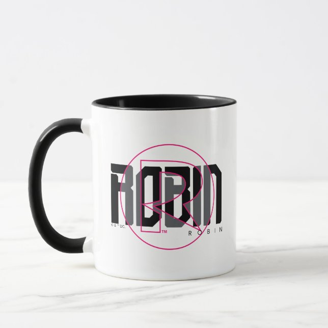 Mug Robin Hi-Tech Nom Graphique (Gauche)