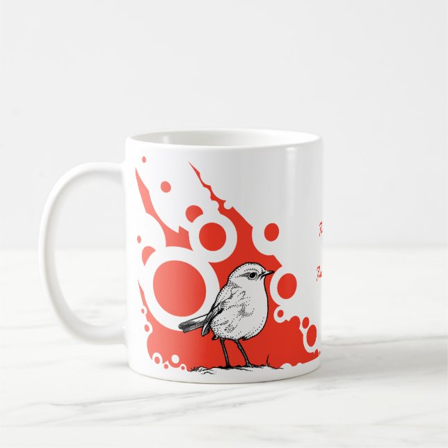 Mug Robin rouge (Gauche)