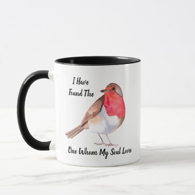Mug Robins J'Ai Trouvé Celui Que Mon Âme Aime (Gauche)