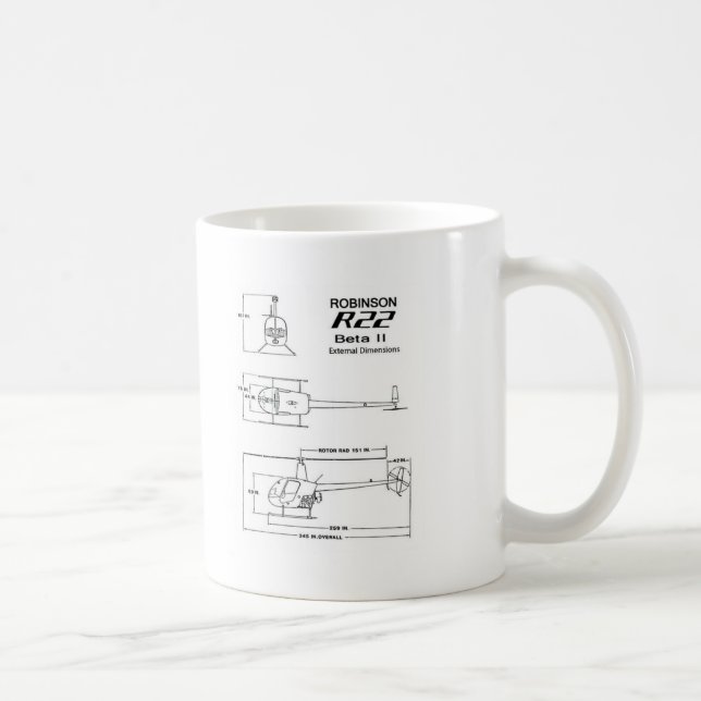 Mug Robinson R-22 (Droite)