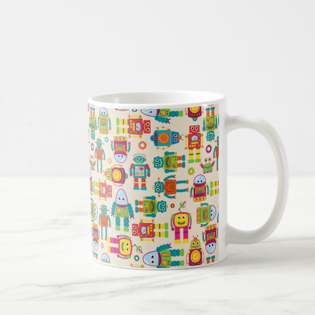 Mug Robot coloré d'enfants (Droite)