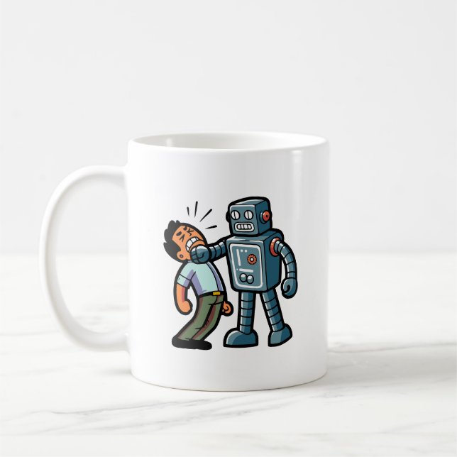 Mug Robot en colère (Gauche)