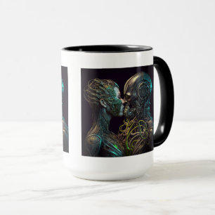 Mug Robot Love Combo Mug, 15 oz