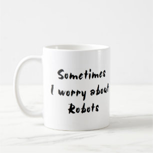 Mug robot s'inquiéter de