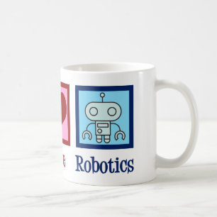 Mug Robotique de l'amour de la paix
