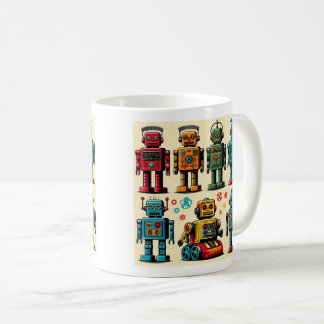 Mug Robots de jouets de style années 1950