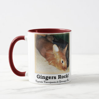 Mug Roche de gingembres ! Lapin désapprobateur deux