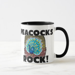 Mug Roche de paons