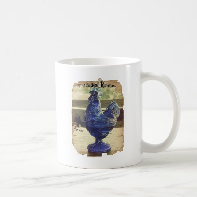 Mug Roche en verre bleu pâle 2 (Droite)