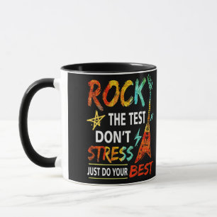 Mug Rocher Le Jour D'Essai De Test De Stress Dont Le P
