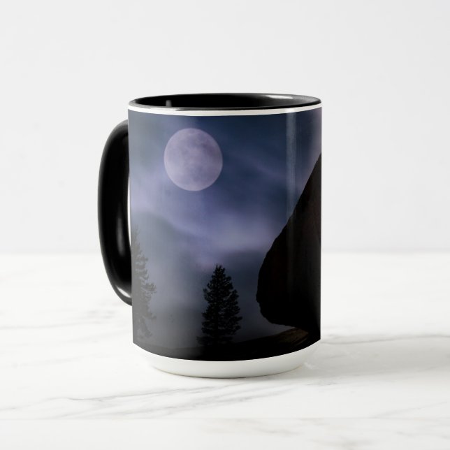 Mug Rochers au clair de lune | Parc national de Yosemi (Devant gauche)