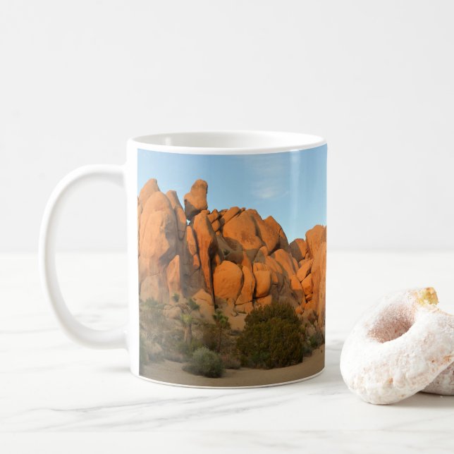 Mug Rochers du coucher de soleil à Joshua Tree (Avec donut)
