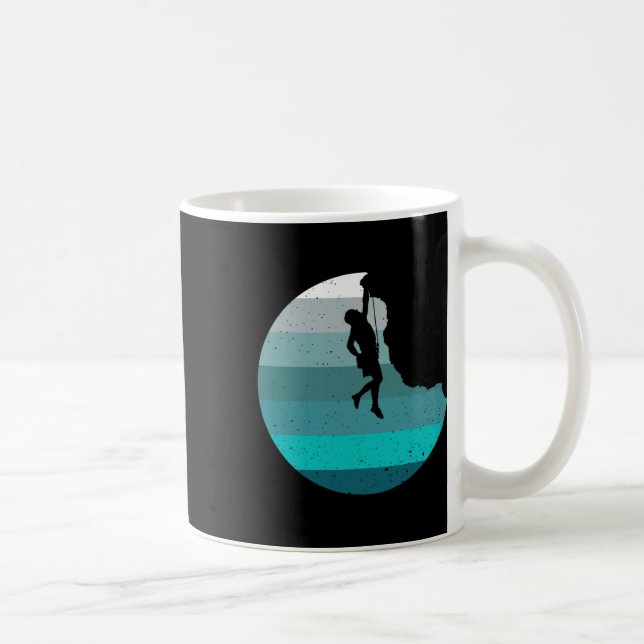 Mug Rock Climbing Retro Bouldering Climber Vintage Sty (Droite)