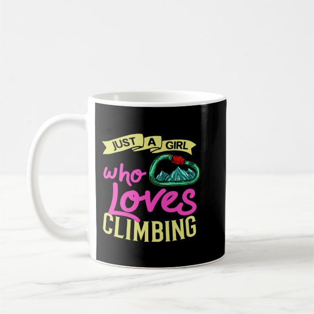 Mug Rock Escalade femmes à l'intérieur Bouldering Girl (Gauche)